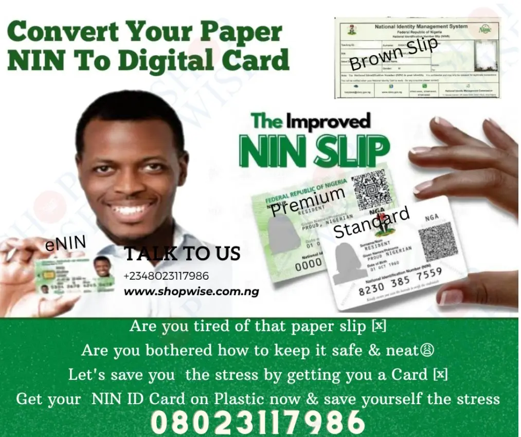 National ID Card Download (Choose Download Only or With Plastic Printout)  (No Print)